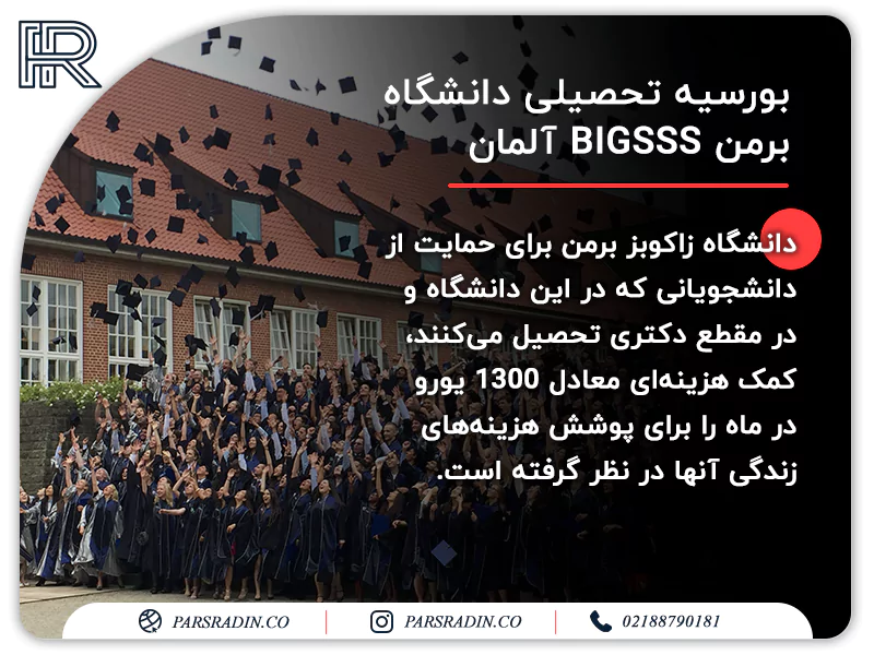 بورسیه تحصیلی دانشگاه برمن BIGSSSآلمان