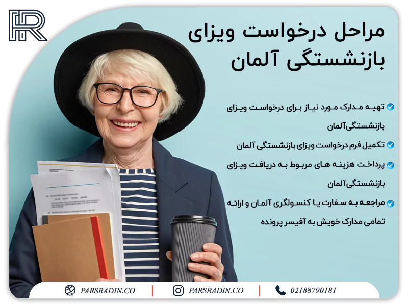 مراحل درخواست ویزای بازنشستگی آلمان