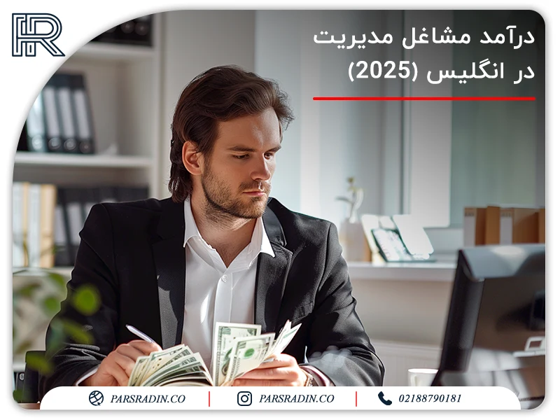 درآمد مشاغل مدیریت در انگلیس (2025)