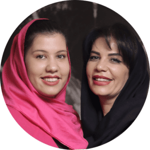 مادر و دختر باهم ویزا شدن!